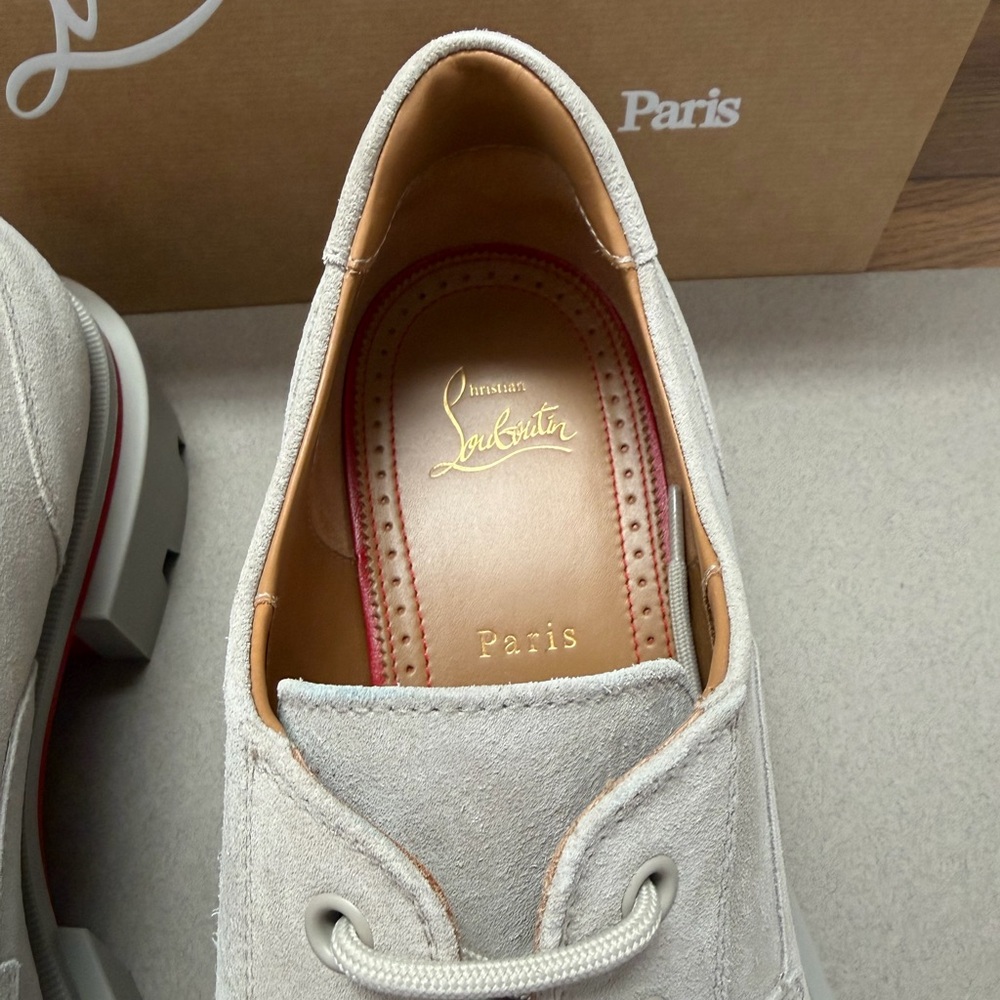 Christian Louboutin Crosta Our Georges Loafers Flat in Goose | Size 44 | BNWB - Picture 8 of 16
